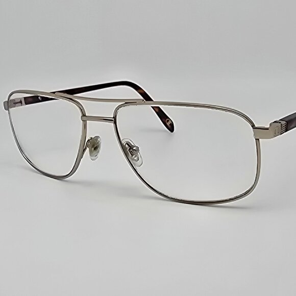 Champion CU4019 C03 Matte Gold Tortoise Aviator Eyeglasses Frame w/ Case 59mm - Picture 3 of 15